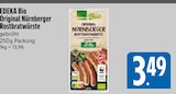 Bratwurst im E xpress Prospekt Original Nürnberger Rostbratwürste von EDEKA Bio im aktuellen E xpress Prospekt für 3,49 €