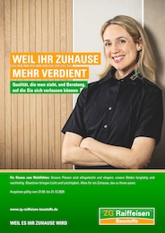 ZG Raiffeisen Baustoffe Prospekt für Freiburg: "WEIL IHR ZUHAUSE MEHR VERDIENT", 5 Seiten, 27.09.2025 - 31.12.2025