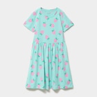 La Halle Mende - Promo Robe manches courtes col rond coton bleu turquoise fille Promo Robe manches courtes col rond coton bleu turquoise fille à 6,99 € dans le catalogue La Halle à Mende