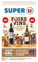 Prospectus Super U à Deuil-la-Barre, "La foire aux vins", 72 pages, 26/09/2023 - 08/10/2023