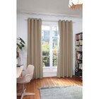 Rideau occultant thermique doublé à œillets uni beige pélican L.250 x l.130 cm Rode Moondream en promo chez Castorama Plaisir à 39,90 €