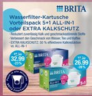 Wasserfilter-Kartusche Vorteilspack 5+1 ALL-IN-1 oder EXTRA KALKSCHUTZ bei V-Markt im Prospekt "" für 26,99 €