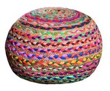 Pouf rond jute multicolore Deco&Co H. 40 x l. 40 cm - Castorama à Courbevoie Pouf rond jute multicolore Deco&Co H. 40 x l. 40 cm en promo chez Castorama Courbevoie à 42,90 €