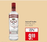 Vodka im Angebot bei Marktkauf in Leinfelden-Echterdingen Vodka Angebote von Smirnoff bei Marktkauf Leinfelden-Echterdingen für 9,99 €