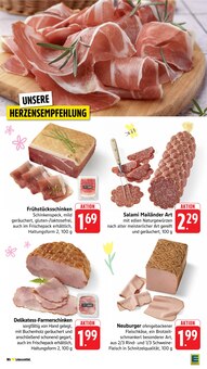 Wurst im EDEKA Prospekt "Aktuelle Angebote" mit 56 Seiten (Saarbrücken)
