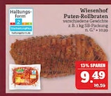 Puten-Rollbraten im Angebot bei Marktkauf in Bautzen Puten-Rollbraten Angebote von Wiesenhof bei Marktkauf Bautzen für 9,49 €