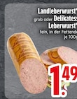 Landleberwurst grob im EDEKA Prospekt Landleberwurst grob von  im aktuellen EDEKA Prospekt für 1,49 €