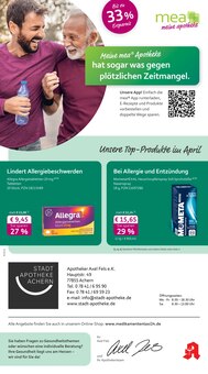 mea - meine apotheke Prospekt Unsere April-Angebote mit 4 Seiten