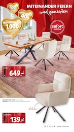 Tisch Angebot im aktuellen Polstermöbel Fischer Prospekt auf Seite 42