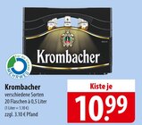 Krombacher bei famila Nordost im Teterow Prospekt für 10,99 €