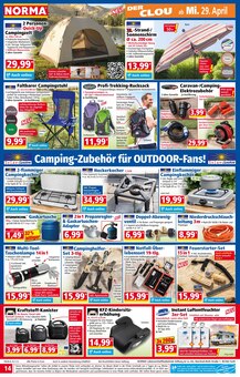 Zelt im Norma Prospekt "Mehr fürs Geld" mit 19 Seiten (Regensburg)