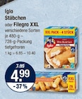 Stäbchen oder Filegro XXL im V-Markt Prospekt Stäbchen oder Filegro XXL von Iglo im aktuellen V-Markt Prospekt für 4,99 €