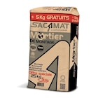 Mortier à empreinte carbone réduite, gris, SACAMAT, 30 kg - SACAMAT dans le catalogue LEROY MERLIN