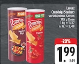 Crunchips Stackers im Angebot bei E center in Schwabach Crunchips Stackers Angebote von Lorenz bei E center Schwabach für 1,99 €