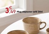 Mug déjeuner café en promo chez Maxi Bazar Mug déjeuner café dans le catalogue Maxi Bazar