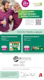 mea - meine apotheke Prospekt "Unsere September-Angebote", 4 Seiten, 01.09.2025 - 01.09.2025 Aktueller mea - meine apotheke Prospekt, "Unsere September-Angebote", mit Angeboten der Woche, gültig von 01.09.2025 bis 01.09.2025