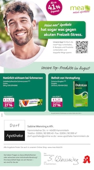 Aktueller mea - meine apotheke Prospekt (Hamminkeln, 4 Seiten zum blättern mea - meine apotheke Prospekt Unsere August-Angebote mit 4 Seiten