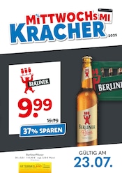 Aktueller Getränkeland Getränkemarkt Prospekt in Podelzig und Umgebung, "Mittwochskracher" mit 1 Seite, 23.07.2025 - 23.07.2025