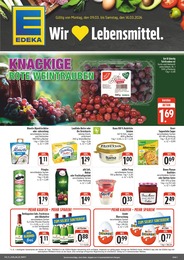 EDEKA Prospekt für Burgwindheim: "Wir lieben Lebensmittel!", 4 Seiten, 09.03.2026 - 14.03.2026