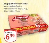 Thunfisch-Filets Angebote von Saupiquet bei GLOBUS Trier für 6,99 €