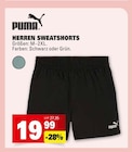 Herren Sweatshorts Schwarz Angebote von Puma bei Marktkauf Stuttgart für 19,99 €