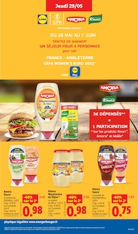 Promotion Traiteur Alimentation dans le prospectus Lidl, valable du 29/05/2025 au 04/06/2025 Promo Traiteur Alimentation dans le catalogue Lidl du moment à la page 11