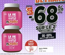 Nutella - Géant Casino à Lyon Nutella en promo chez Géant Casino Lyon à 5,32 €