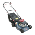 Promo Tondeuse thermique 141 cc - largeur de coupe 46 cm - hauteur de coupe 30 à 80 mm - Bac 70 L à 169,00 € dans le catalogue Castorama ""