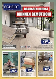 Der aktuelle Scheidt Prospekt DRAUSSEN HERBST, DRINNEN GEMÜTLICH!