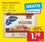 Knäckebrot im Angebot bei Netto Marken-Discount in Regensburg Knäckebrot Angebote von Wasa bei Netto Marken-Discount Regensburg für 1,79 €