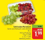 Aktuelles Tafeltrauben Mix hell/rot Angebot bei Marktkauf in Nürnberg ab 1,99 €