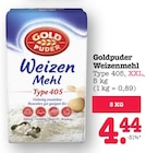 Weizenmehl Angebote von Goldpuder bei E center Mannheim für 4,44 €