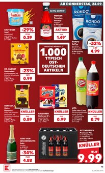 Cola im aktuellen Kaufland Prospekt (Halle (Saale)) Cola im Kaufland Prospekt "Hier bin ich richtig" mit 75 Seiten (Halle (Saale))