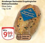 Aktuelles Erzgebirgischer Weihnachtsstollen Angebot bei GLOBUS in Leipzig ab 9,99 €