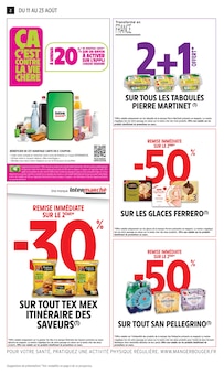 Catalogue Intermarché Contact à Blanzat cette semaine, valable du 11/08/2026 au 23/08/2026 Prospectus Intermarché Contact à Blanzat, "-50% DE REMISE IMMÉDIATE SUR LE 2ÈME", 16 pages de promos valables du 11/08/2026 au 23/08/2026