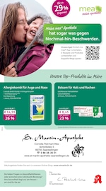 mea - meine apotheke Apotheken Prospekt der aktuellen Woche mit 4 Seiten, gültig von 01.03.2026 bis 31.03.2026, in Saarwellingen und Umgebung Aktueller mea - meine apotheke Apotheken Prospekt in Saarwellingen und Umgebung, "Unsere März-Angebote" mit 4 Seiten, 01.03.2026 - 31.03.2026