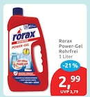Power-Gel Rohrfrei von Rorax für 2,99 € bei budni im Angebot Power-Gel Rohrfrei von Rorax im aktuellen budni Prospekt