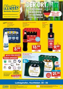 Mineralwasser im aktuellen Netto Marken-Discount Prospekt (Mannheim) Mineralwasser im Netto Marken-Discount Prospekt "DER ORT, AN DEM DU IMMER AUSGEZEICHNETE PREISE FINDEST." mit 2 Seiten (Mannheim)