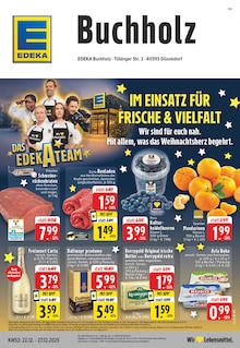 Aktueller EDEKA Prospekt für Düsseldorf mit  Seiten