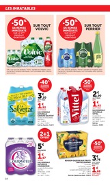 Promos Eau Minérale dans le catalogue "Super U" de Super U Eau Minérale en promo dans le catalogue Super U à la page 14