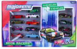 Coffret 13 véhicules Néon Racers - MAJORETTE en promo chez La Grande Récré Argenteuil à 24,99 €