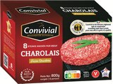 8 Steaks Hachés Pur Bœuf Charolais Surgelés - CONVIVIAL - Intermarché Super 8 Steaks Hachés Pur Bœuf Charolais Surgelés - CONVIVIAL à 12,49 € dans le catalogue Intermarché Super