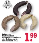 Aktuelles Leberwurst mit Bärlauch und Majoran Angebot bei E center in Pforzheim ab 1,99 €