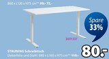 STAUNING Schreibtisch im Angebot bei JYSK in Königswinter STAUNING Schreibtisch Angebote bei JYSK Königswinter für 80,00 €