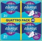 Serviettes hygiéniques ultra day t2 long ailettes quattro pack x48 - ALWAYS dans le catalogue Intermarché