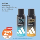 Deospray Ice Dive von adidas im aktuellen V-Markt Prospekt für 2,49 €