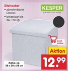 Sitzhocker von KESPER im aktuellen Netto Marken-Discount Prospekt für 12,99 €