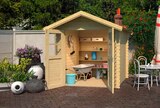 Blockbohlenhaus „Inn“ im Angebot bei Hagebaumarkt in Karlsruhe Blockbohlenhaus „Inn“ Angebote von Mr. Gardener bei Hagebaumarkt Karlsruhe für 999,00 €