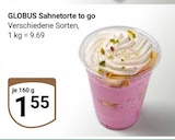 Aktuelles Sahnetorte to go Angebot bei GLOBUS in Siegen (Universitätsstadt) ab 1,55 €