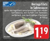 Heringsfilets in Sahnesauce Angebote bei E center Hamm für 1,19 €